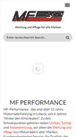Mobile Screenshot of mf-performance.de