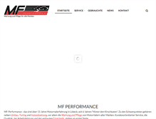 Tablet Screenshot of mf-performance.de